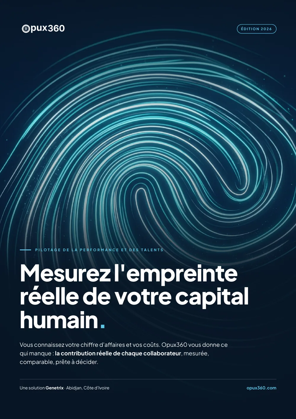 Couverture intégrale de OPUX360 — pilotage de la performance et des talents