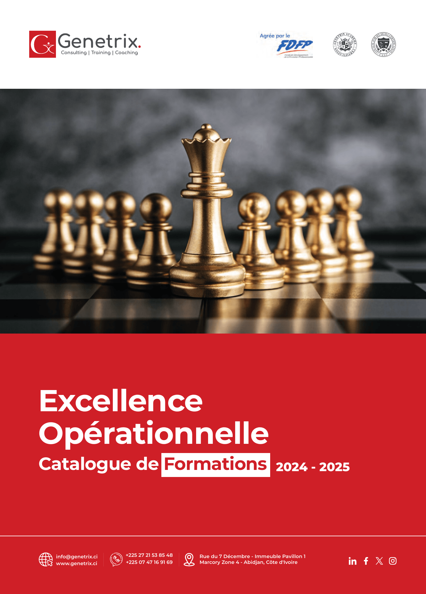 Couverture intégrale de Catalogue Excellence Opérationnelle